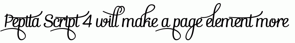 Pepita Script 4