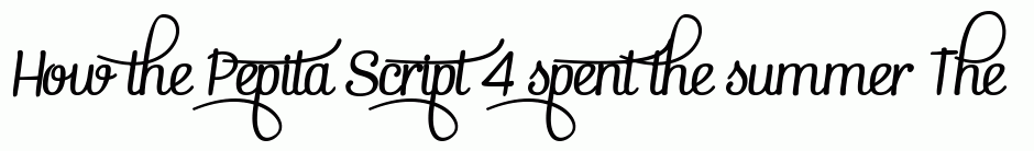 Pepita Script 4