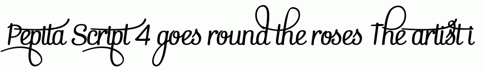 Pepita Script 4
