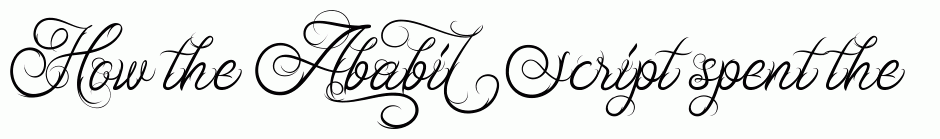 Ababil Script