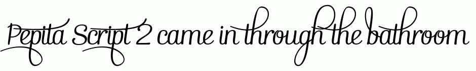 Pepita Script 2