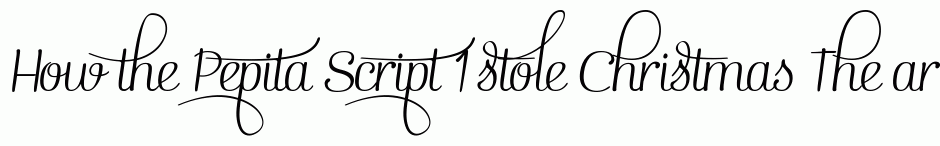 Pepita Script 1