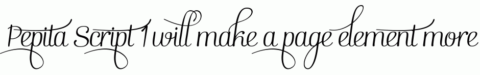 Pepita Script 1