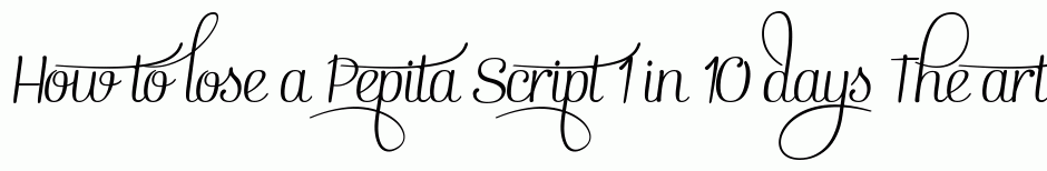 Pepita Script 1