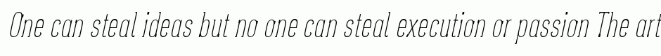 Oasaqueña Tall Italic