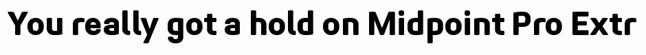 Midpoint Pro ExtraBold