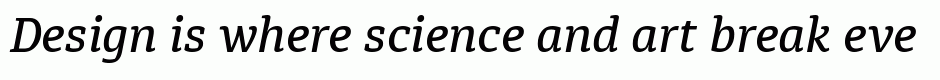 Diaria Pro Medium Italic