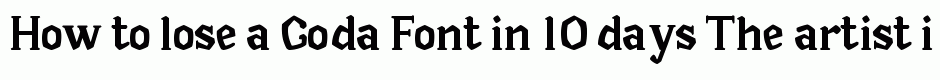 Goda Font