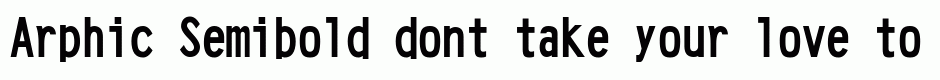 Arphic Semibold