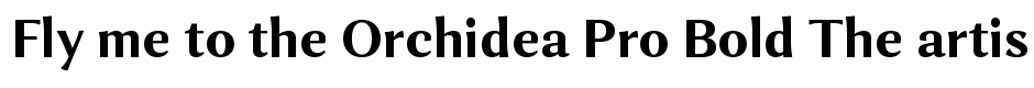 Orchidea Pro Bold