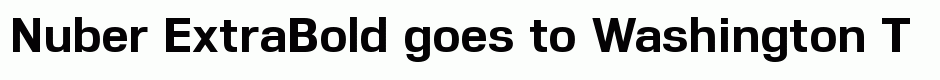 Nuber ExtraBold