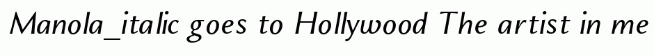 Manola_italic