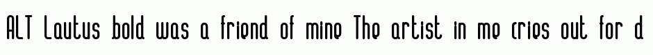 ALT Lautus bold