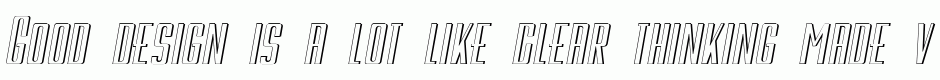 Galah Panjang Italic