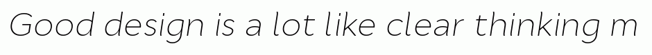 Cyntho Pro ExtraLight Italic
