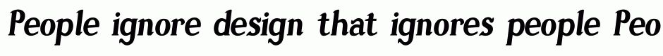 Sonten-Bold Italic