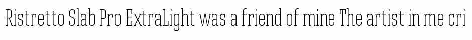 Ristretto Slab Pro ExtraLight