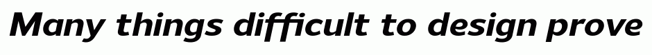 Uniman ExtraBold Italic