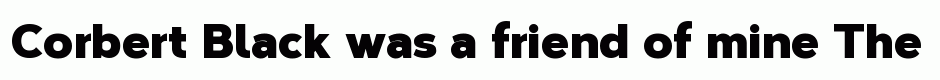 Corbert Black