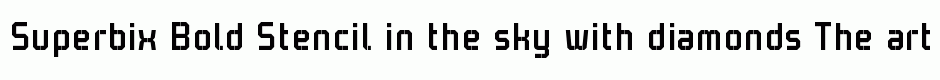 Superbix Bold Stencil