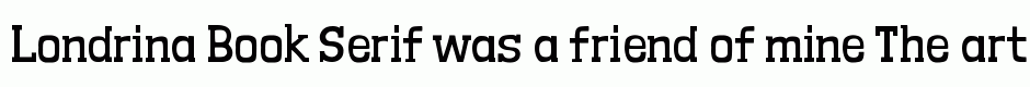 Londrina Book Serif