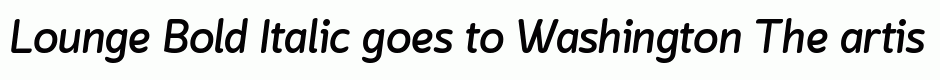 Lounge Bold Italic