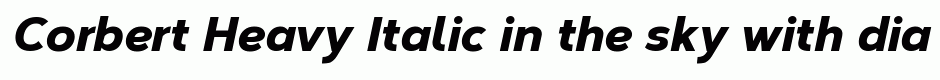 Corbert Heavy Italic
