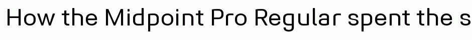 Midpoint Pro Regular