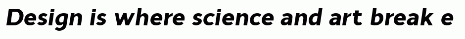 Cyntho Pro Black Italic