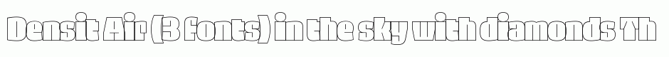 Densit Air (3 fonts)