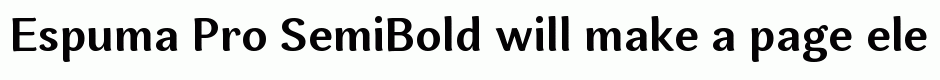 Espuma Pro SemiBold