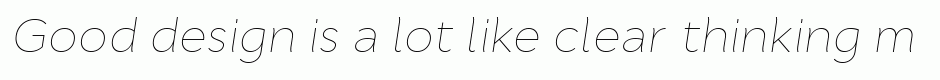 Cyntho Pro Thin Italic