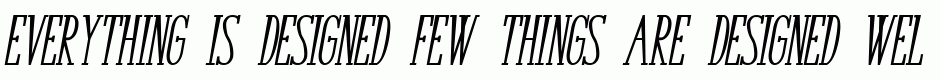 Bunga Cengkih Italic Bold