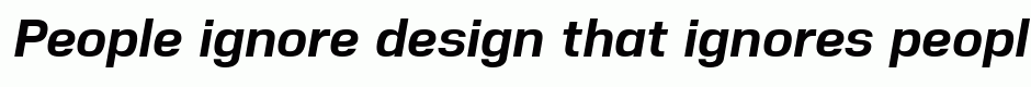 Nuber ExtraBold Italic