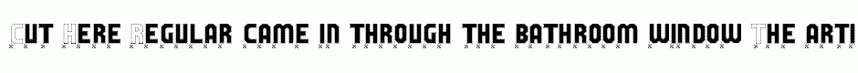 Cut Here Regular