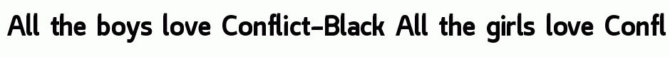 Conflict-Black