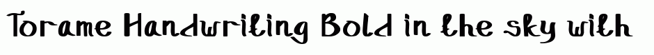 Torame Handwriting Bold