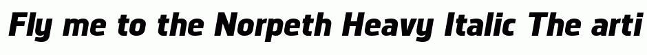 Norpeth Heavy Italic