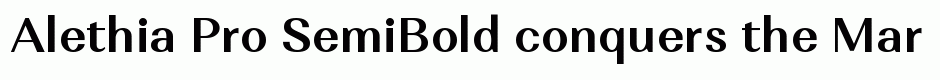 Alethia Pro SemiBold