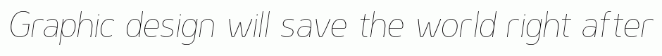 Genius Thin Italic