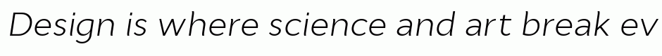 Cyntho Pro Light Italic