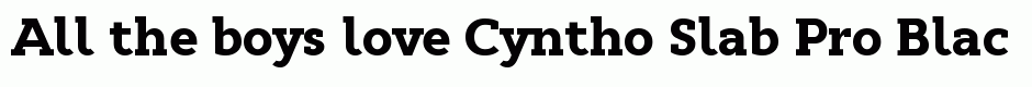Cyntho Slab Pro Black