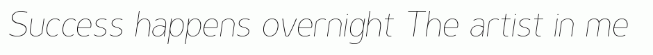 Genius Thin Italic