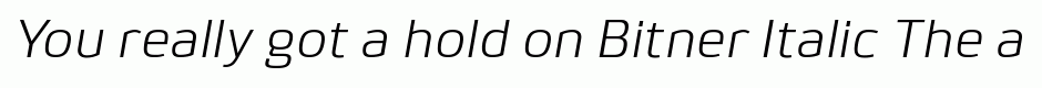 Bitner Italic
