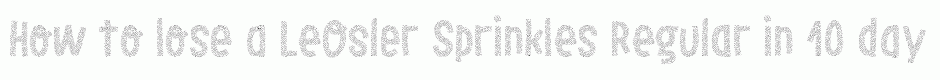 LeOsler Sprinkles Regular