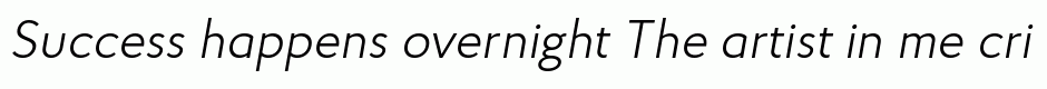 Proba Pro Light Italic