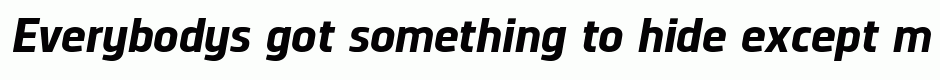 Norpeth ExtraBold Italic