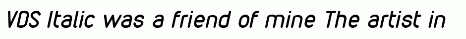 VDS Italic
