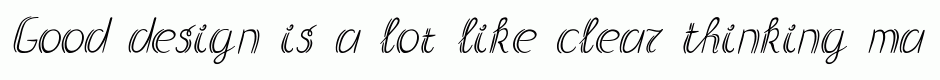 Double italic