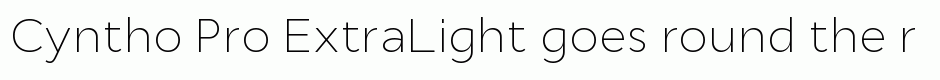 Cyntho Pro ExtraLight